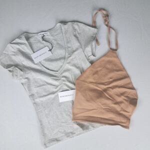 We Wore What 2 Pack Tank And Halter Top Both Size Small